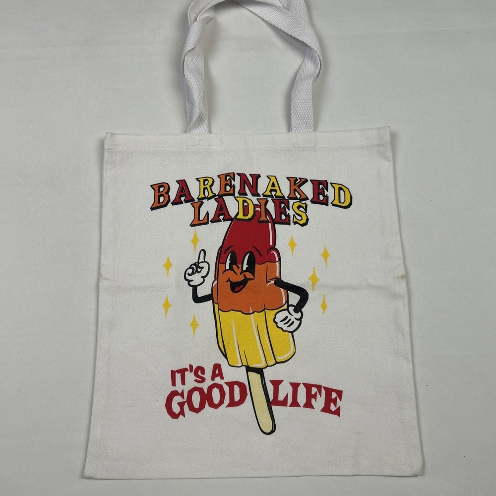 Barenaked Ladies Canvas Tote Bag It's A Good Life Popsicle Music Band Merch Boat